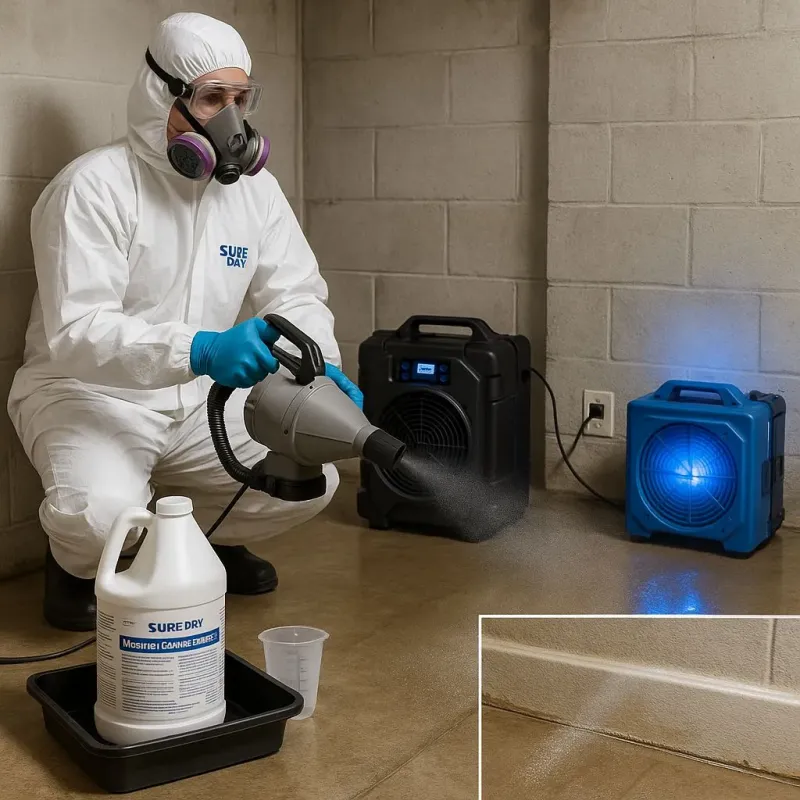 Sanitization and Odor Removal process in Tara Hills, CA