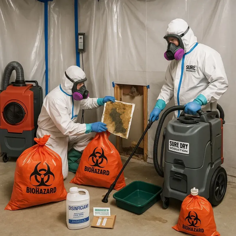 Contaminated Water Handling Protocols process in Tara Hills, CA